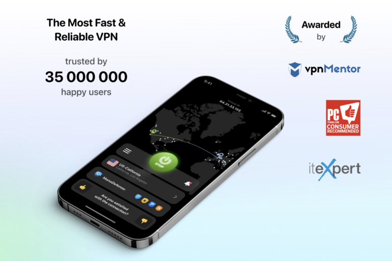 VPN Unlimited on a phone.