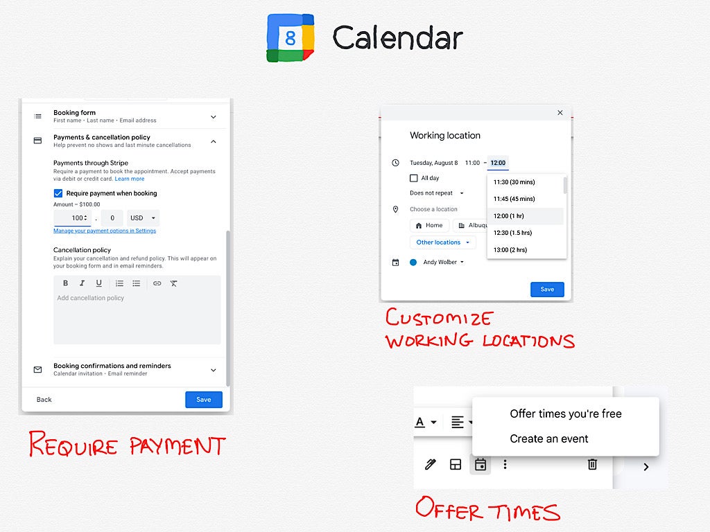 Google Calendar's 3 new feature improvements.