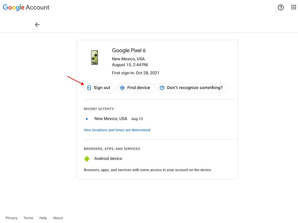 How to Remove a Lost Device From Your Google Account