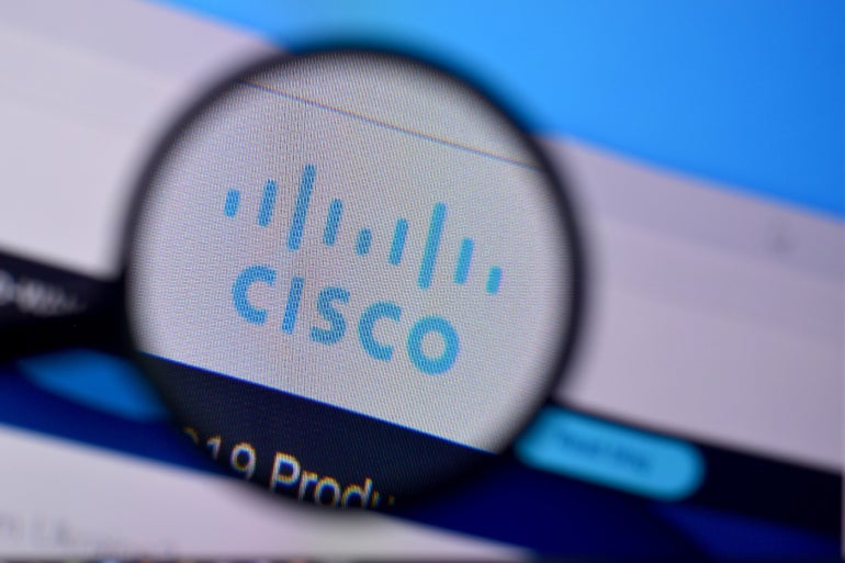 The Cisco logo on their website.