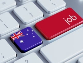 IT jobs in Australia concept image