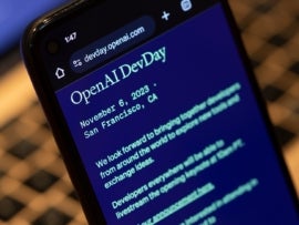 OpenAI DevDay notification on smartphone.