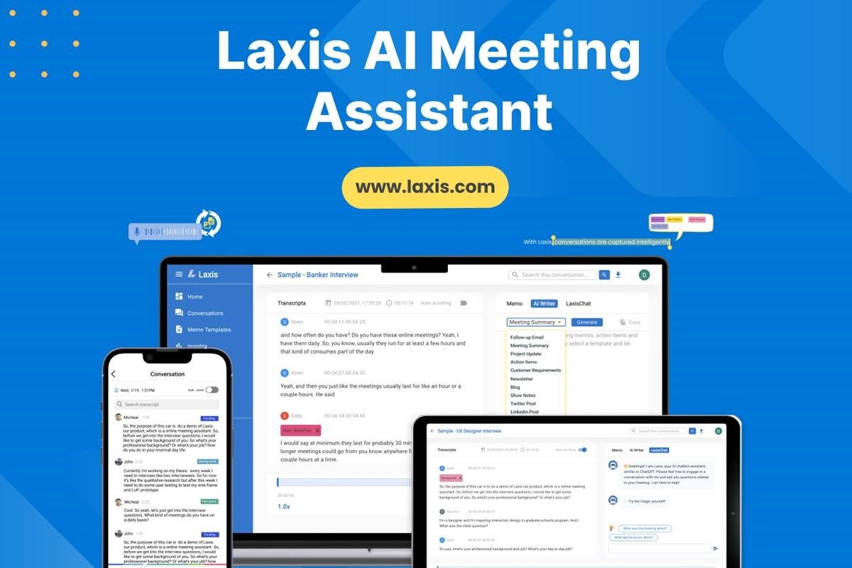 Laxis AI Meeting Assistant subscription.