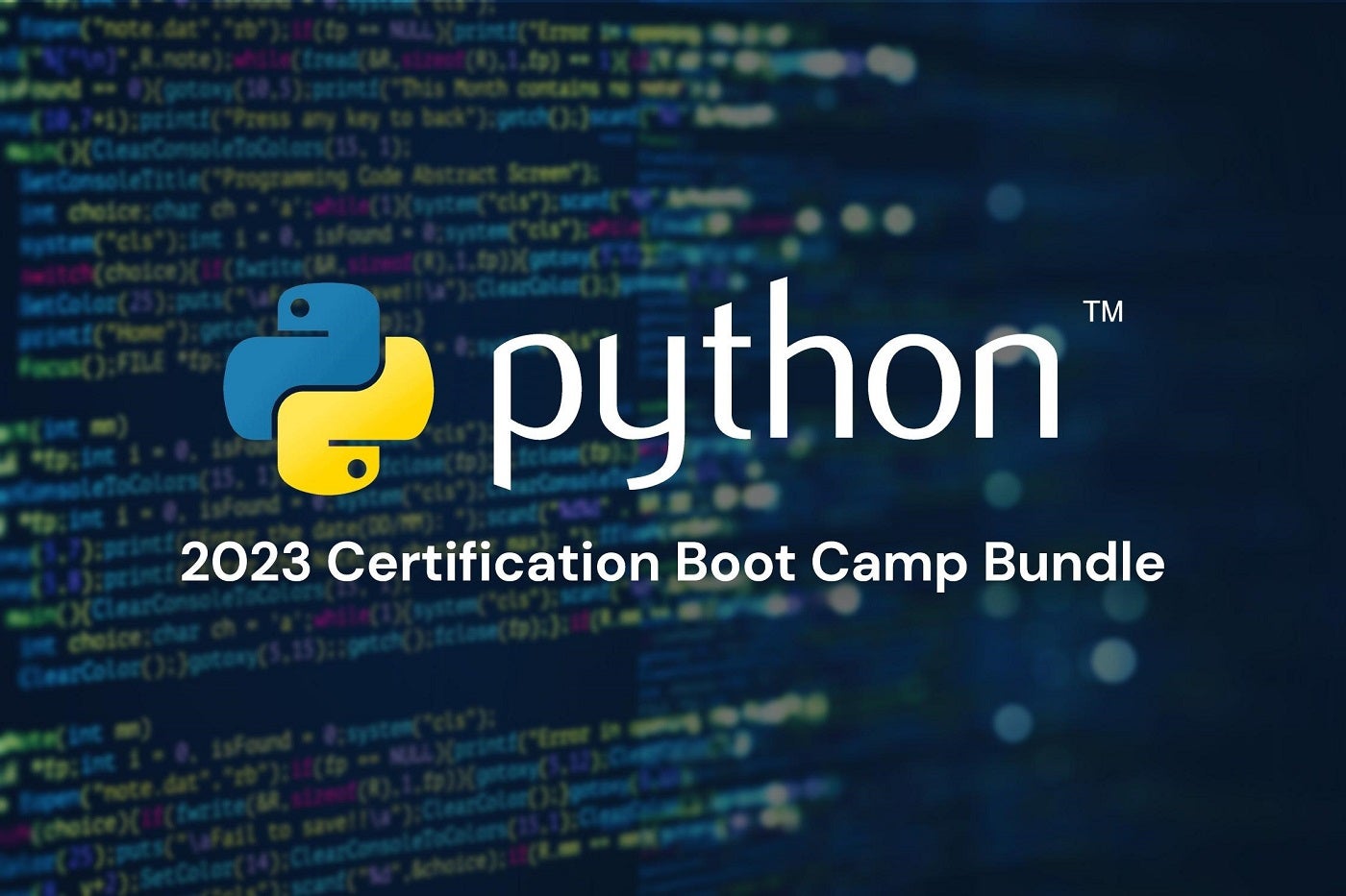 Python 2023 certification boot camp bundle.
